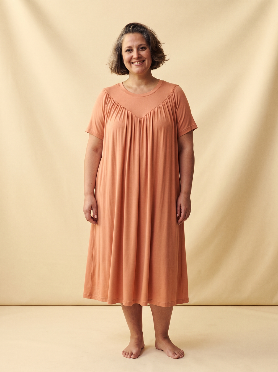 Camisón Frescor – Terracota