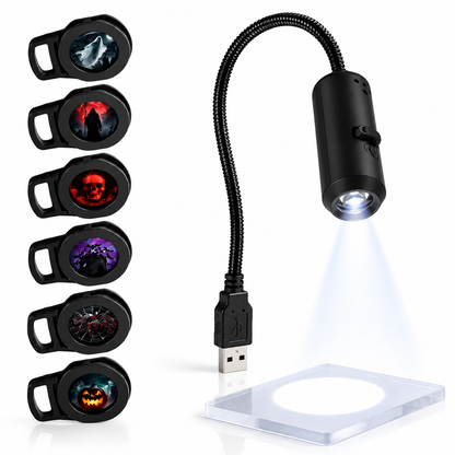 USB Halloween LED Projector