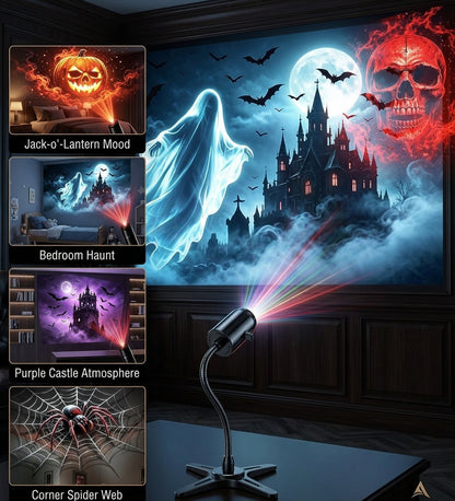 Proyector LED Halloween USB