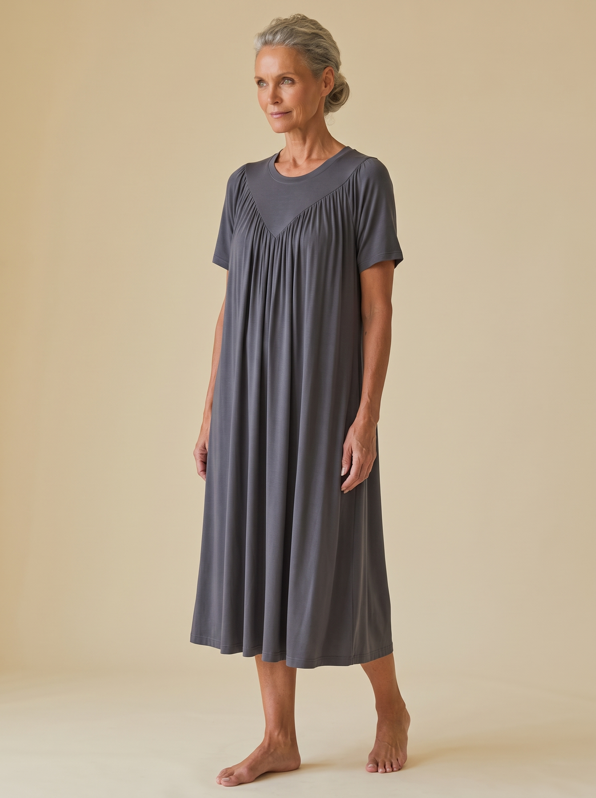 Camisón Frescor antracita