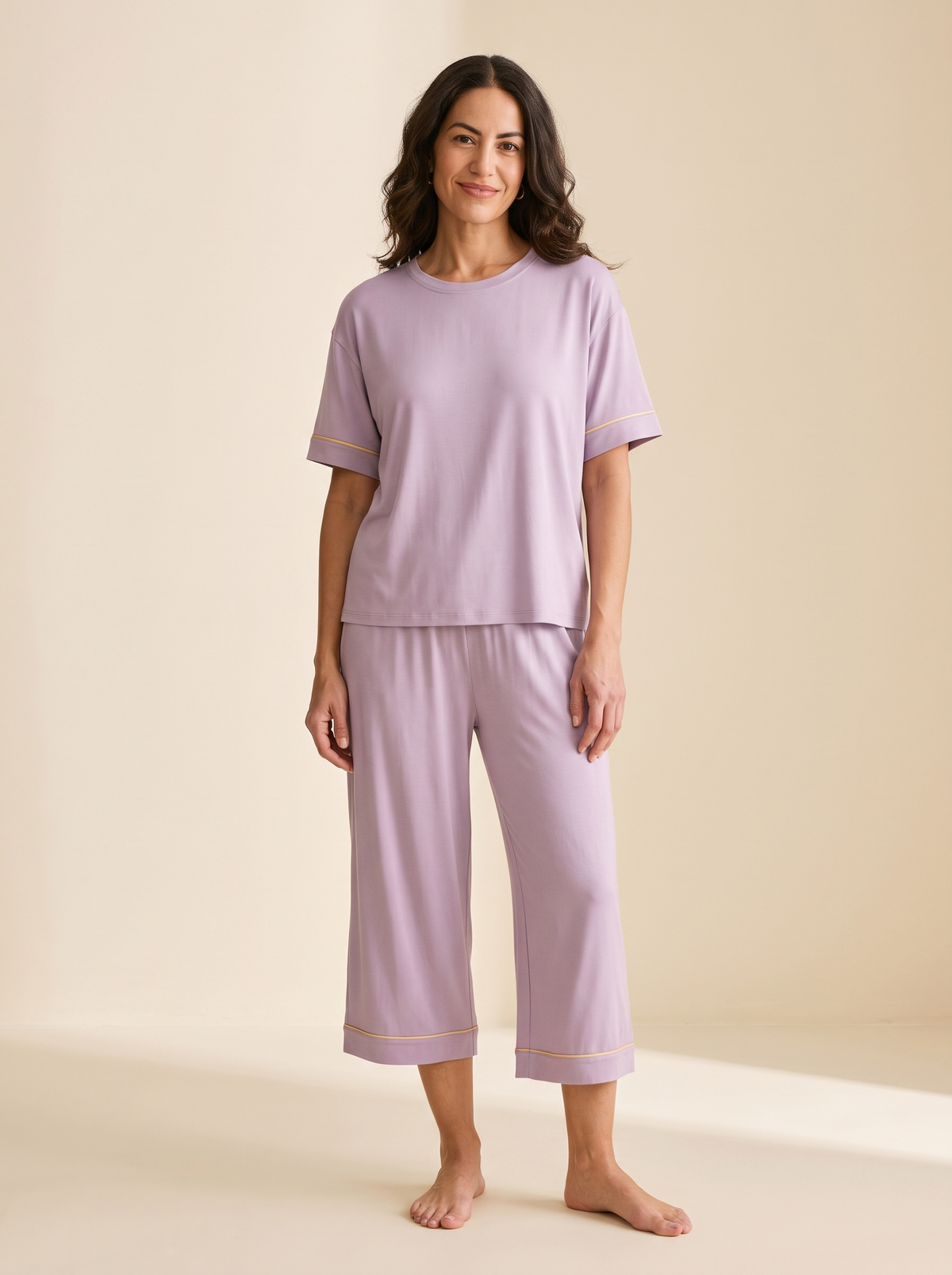 Conjunto Frescor lila de frente