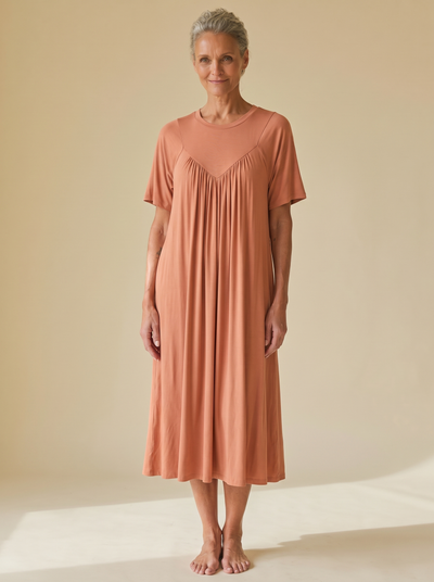 Camisón Frescor – Terracota