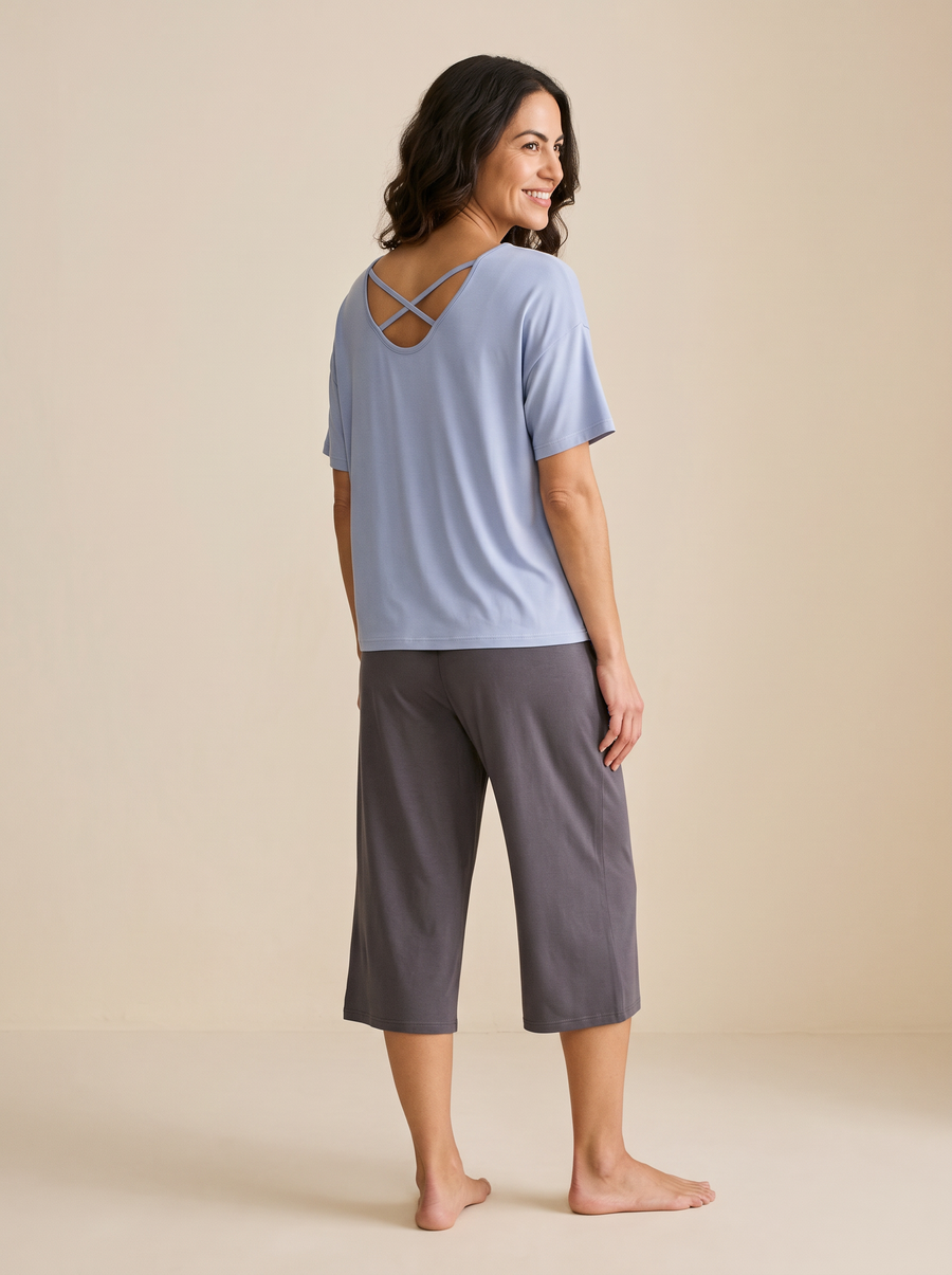 Conjunto Frescor – Azul y gris